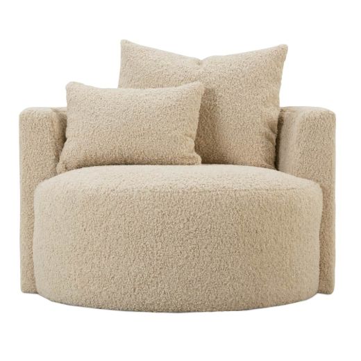 Picture of Neutral Boucle Leander Chair